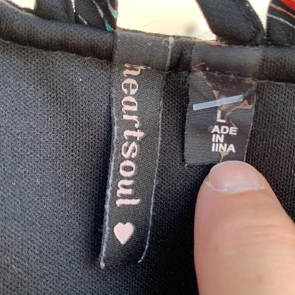 Heart and Soul Boho maxi-dress, size Large - Picture 8 of 8